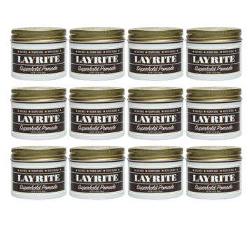 Layrite Super Hold Pomade 120g - 12 Pack
