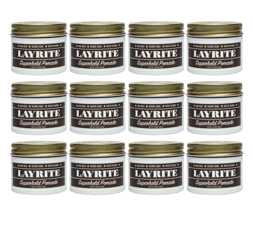 Super Hold Pomade 120g - 12 Pack
