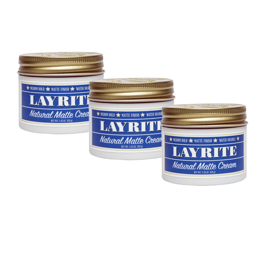 Natural Matte Cream 120g - 3 Pack