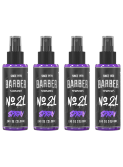 MARMARA BARBER GRAFFITI Series Spray Cologne 150ml No. 21 - 4 STUKS