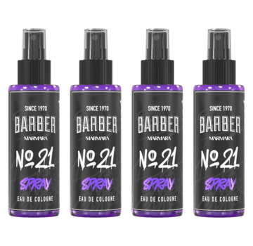MARMARA BARBER GRAFFITI Series Spray Cologne 150ml No. 21 - 4 STUKS