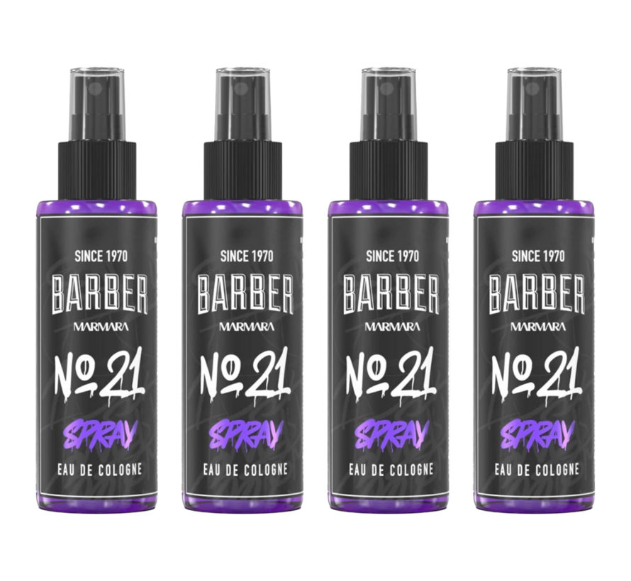 GRAFFITI Series Spray Cologne 150ml No. 21 - 4 STUKS