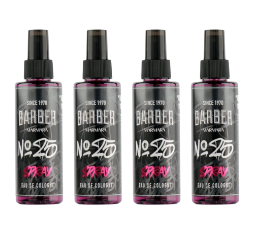 MARMARA BARBER GRAFFITI Series Spray Cologne 150ml No. 25 - 4 STUKS