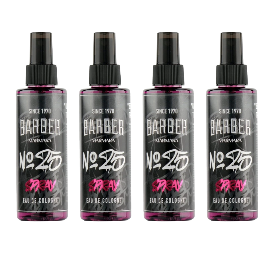 GRAFFITI Series Spray Cologne 150ml No. 25 - 4 STUKS
