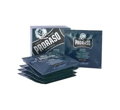 Proraso Azur Lime Refreshing Tissues 6 Pack in Box