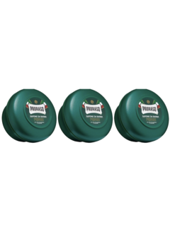 Proraso Shaving Soap Bowl Refreshing 150ml - 3 STUKS
