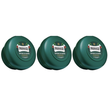 Proraso Shaving Soap Bowl Refreshing 150ml - 3 STUKS