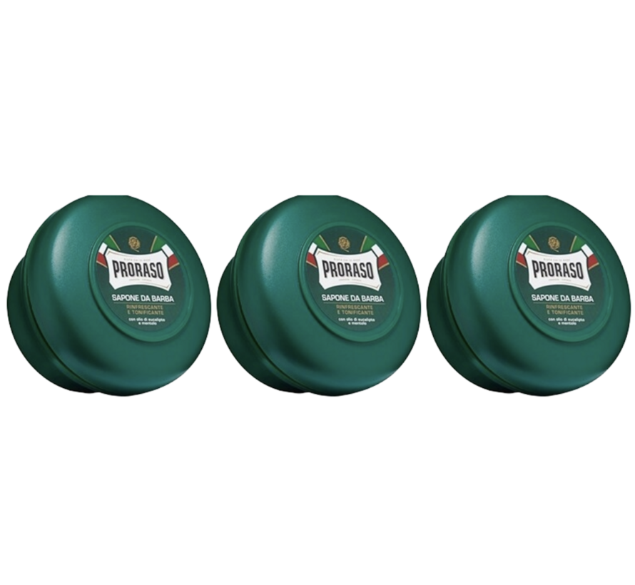 Shaving Soap Bowl Refreshing 150ml - 3 STUKS