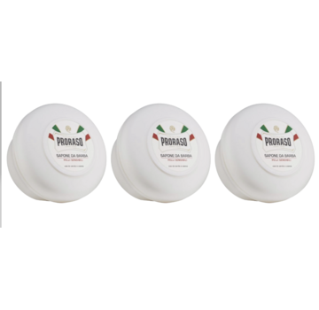 Proraso Shaving Soap Bowl Anti-Irritatie 150ml - 3 STUKS