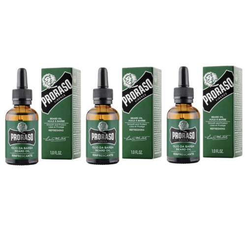 Proraso Beard Oil Refreshing - 3 STUKS