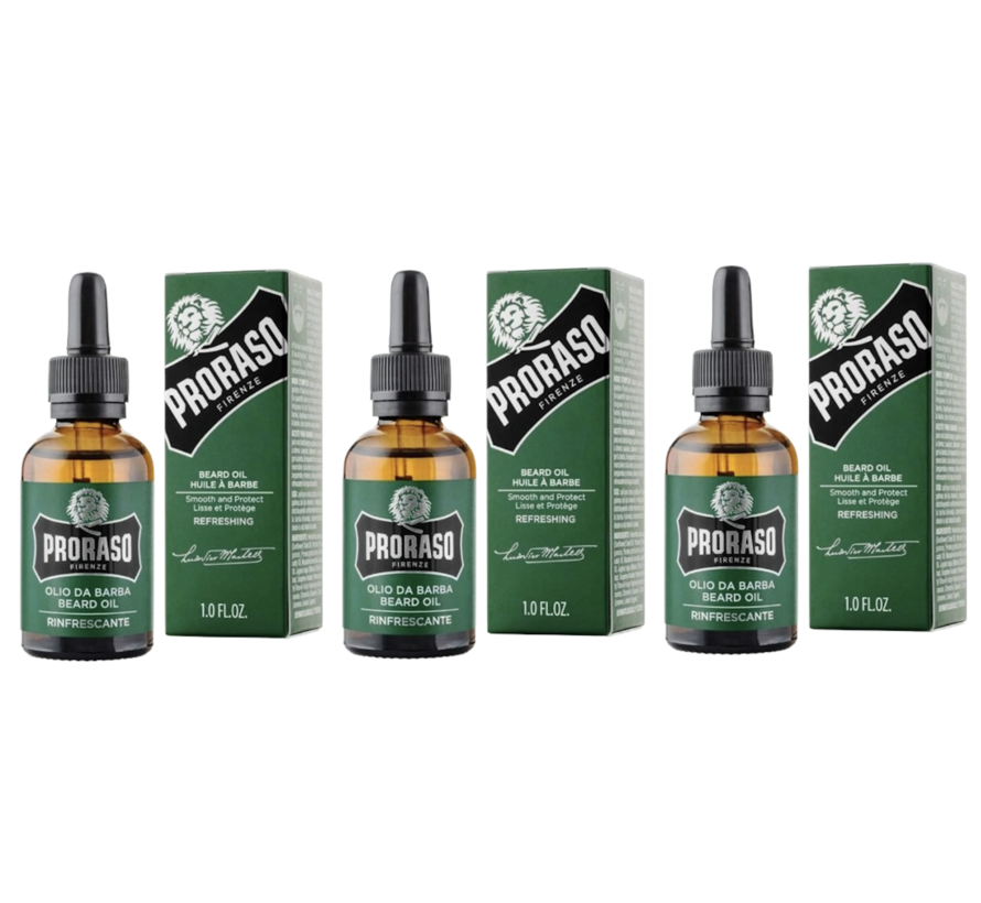 Beard Oil Refreshing - 3 STUKS