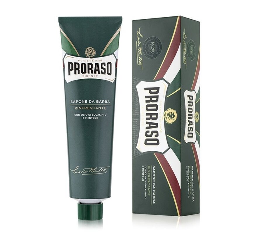 Tube Shaving Cream Green Refreshing 150ml