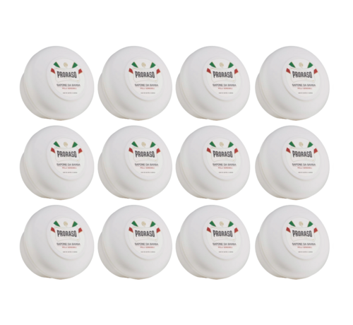 Proraso Shaving Soap Bowl Anti-Irritatie 150ml - 12 STUKS