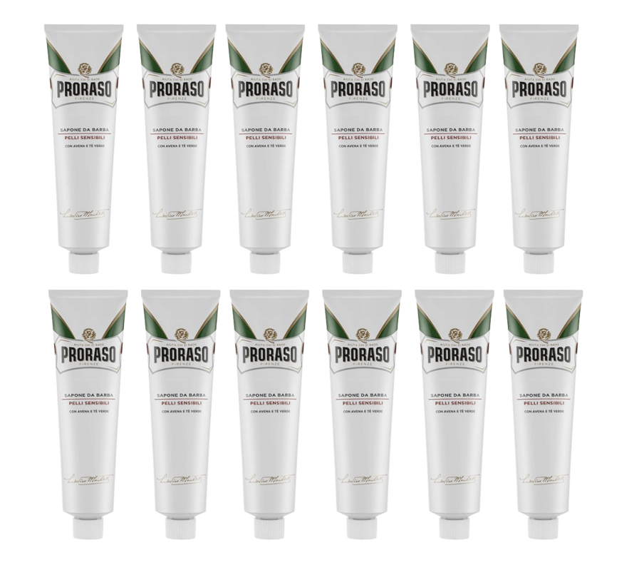 Tube Shaving Cream Anti-Irritatie 150ml - 12 STUKS