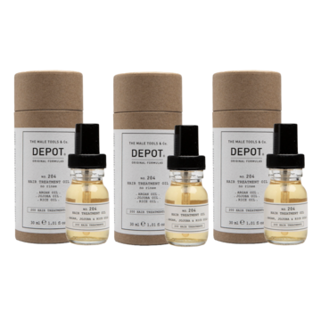 DEPOT No. 204 Hair Treatment Oil 30ml - 3 STUKS