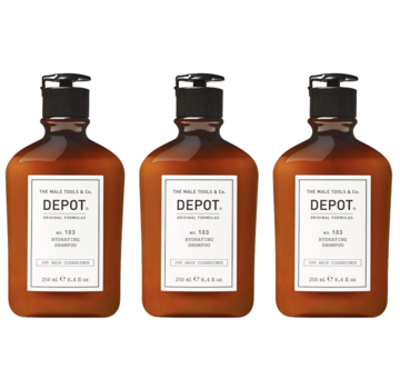 DEPOT N0.103 Hydrating Shampoo 250ml - 3 STUKS