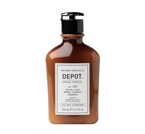 DEPOT N0.107 White Clay Sebum Control Shampoo 250ml