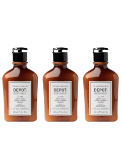 DEPOT N0.107 White Clay Sebum Control Shampoo 250ml - 3 STUKS