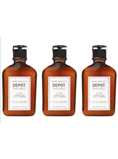 DEPOT N0.101 Normalizing Daily Shampoo 250ml - 3 STUKS