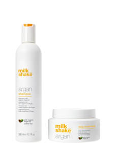 Milkshake Argan Shampoo 300ml + Argan Treatment 200ml