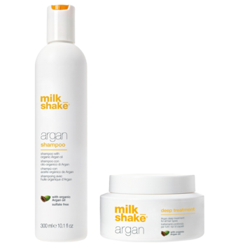 Milkshake Argan Shampoo 300ml + Argan Treatment 200ml