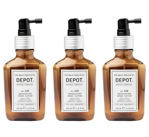 DEPOT No. 208 - Detoxifying Spray Lotion 100ml - 3 STUKS