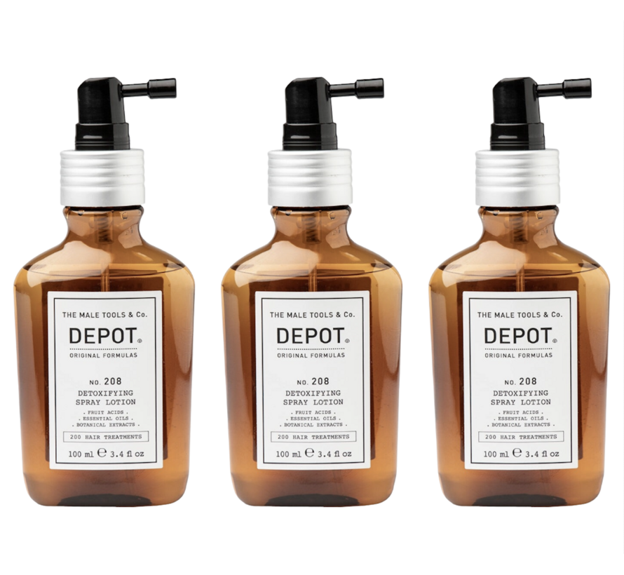 No. 208 - Detoxifying Spray Lotion 100ml - 3 STUKS
