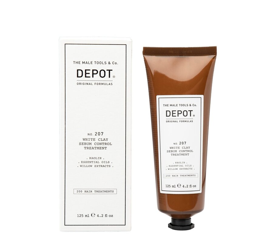 No. 207 - White Clay Sebum Control Treatment 125ml - 3 STUKS