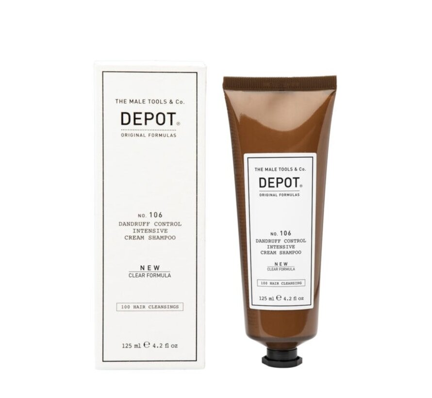 N0.106 Dandruff Control Intensive Cream Shampoo 125ml - 3 STUKS