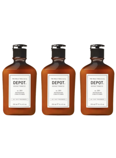 DEPOT N0.201 Refreshing Conditioner 250ml - 3 STUKS