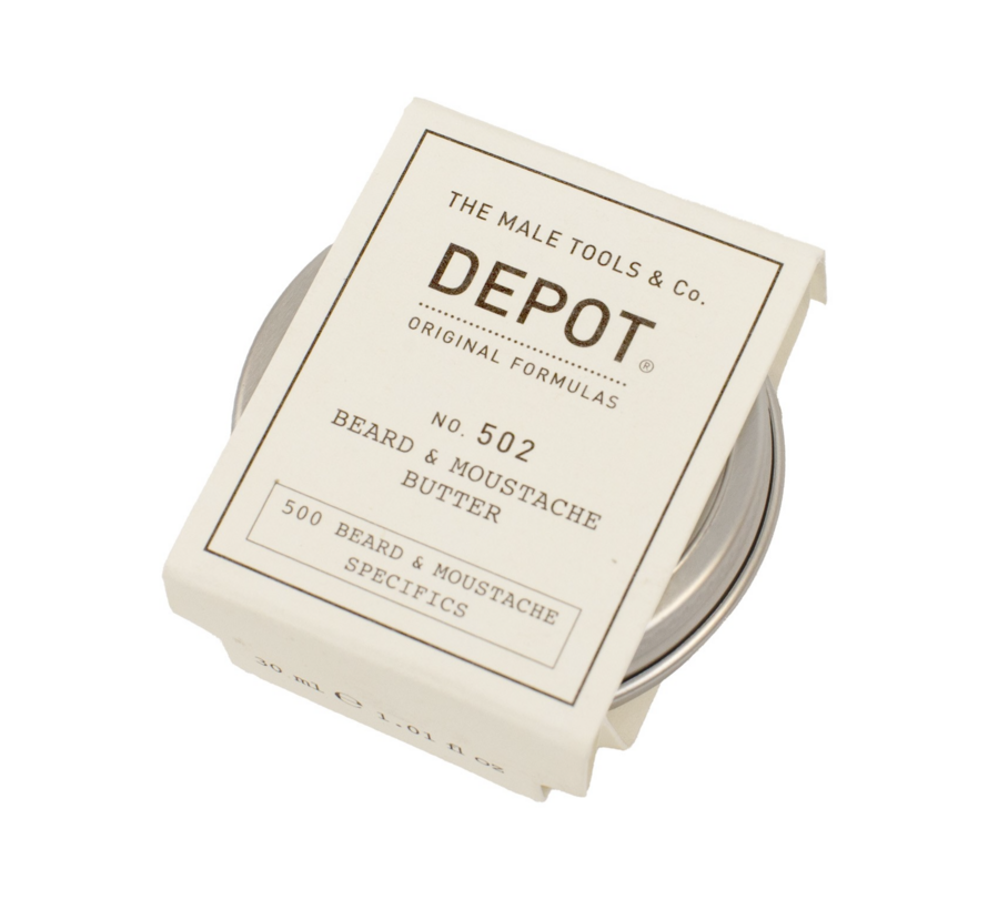 No. 502 - Beard & Moustache Butter 30ml - 3 STUKS