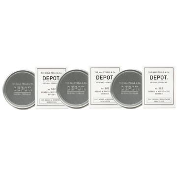 DEPOT No. 502 - Beard & Moustache Butter 30ml - 3 STUKS