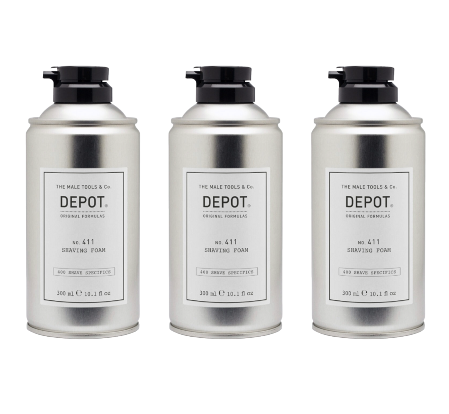 N0.411 Shaving Foam 300ml - 3 STUKS
