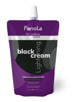 Fanola No Yellow Color Black Cream Lightener Blondeercrème - 500 gr