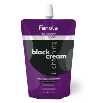 Fanola No Yellow Color Black Cream Lightener Blondeercrème - 500 gr