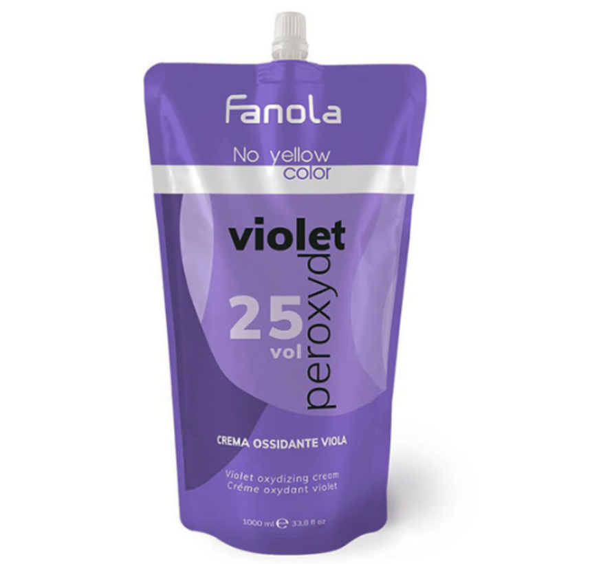 No Yellow Color Violet Oxydatie 25vol 7.5% 1000ml