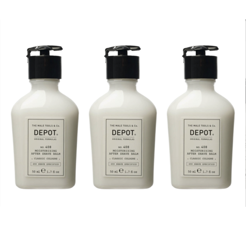 DEPOT No. 408 Moisturizing After Shave Balm 100ml - 3 STUKS