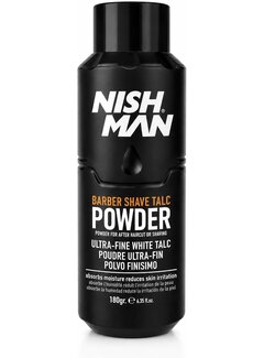 Nish Man Barber Shave Talc Powder 180g