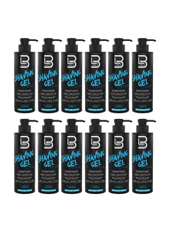 LEVEL3 Transparante Shaving Gel AQUA 500ml - 12 STUKS