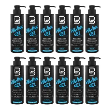 LEVEL3 Transparante Shaving Gel AQUA 500ml - 12 STUKS