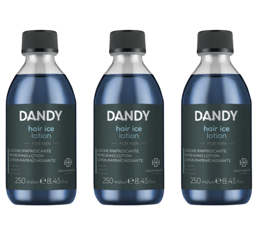 DANDY HAIR ICE LOTION 250ml - 3 STUKS