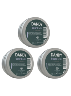 DANDY BEARD WAX 50ml - 3 STUKS