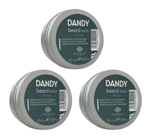 DANDY BEARD WAX 50ml - 3 STUKS