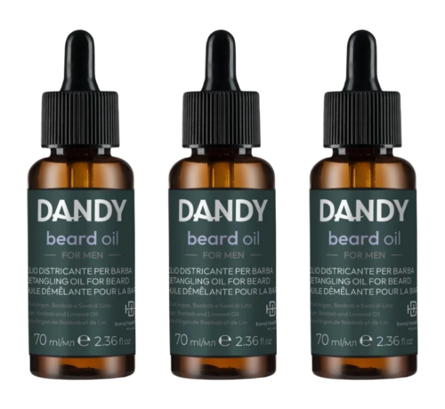 DANDY BEARD OIL 70ml - 3 STUKS