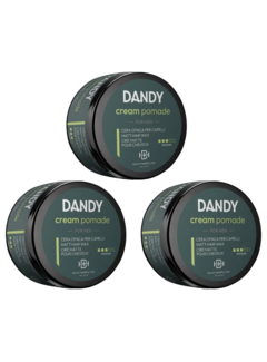 DANDY CREAM POMADE 100ml - 3 STUKS