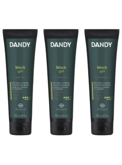 DANDY BLACK GEL 150ml - 3 STUKS