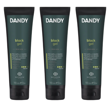 DANDY BLACK GEL 150ml - 3 STUKS