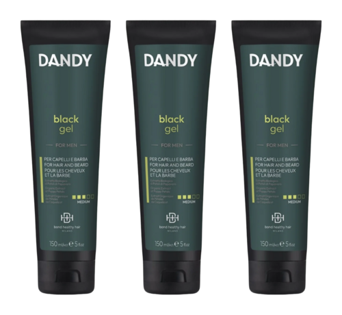 DANDY BLACK GEL 150ml - 3 STUKS