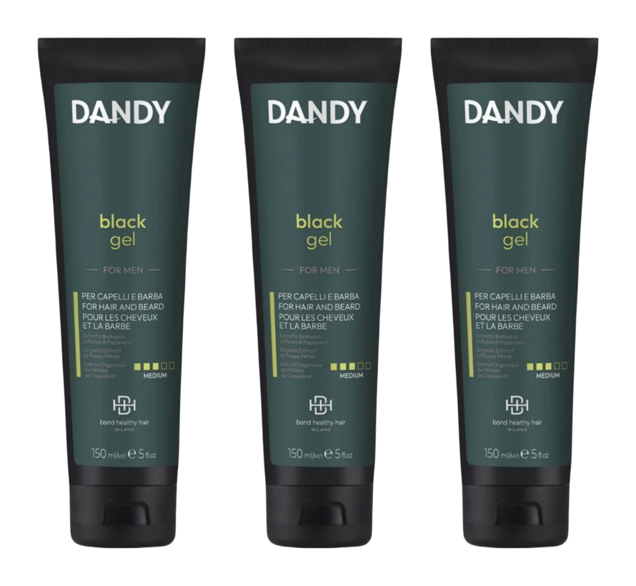 BLACK GEL 150ml - 3 STUKS