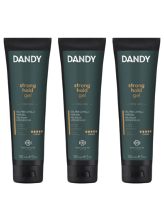 DANDY STRONG HOLD GEL 150ml - 3 STUKS